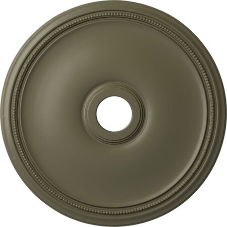 Ekena Millwork Theia Ceiling Medallion (Fits Canopies up to 6 3/4"), 24"OD x 3 5/8"ID x 1 3/4"P, Spartan Stone CM24THSSF